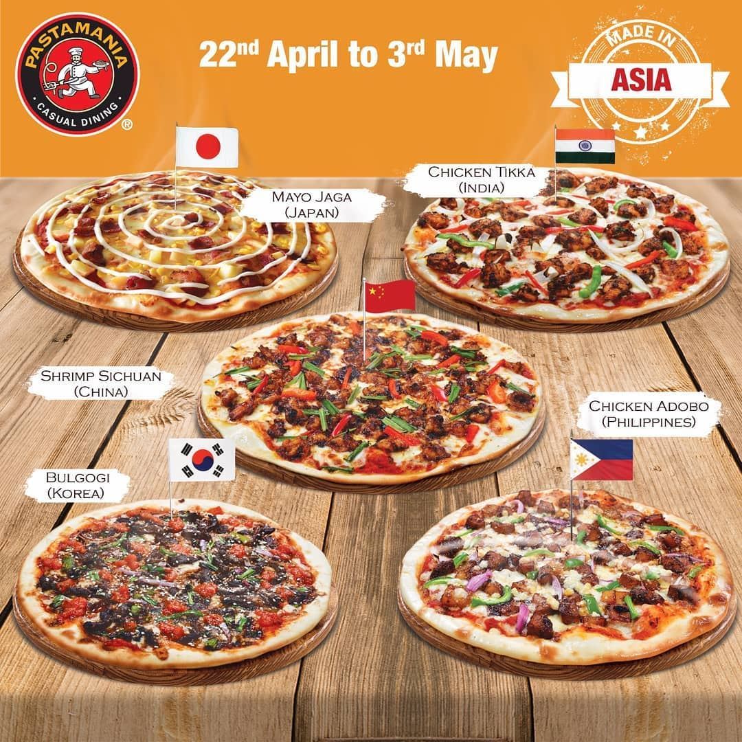 Pastamania New Made in Asia Pizzas for Limited Time