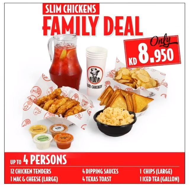 Slim Chickens Restaurant Ramadan 2018 Family Offers