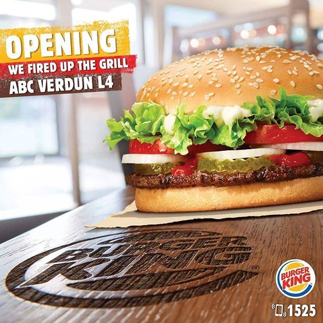 Burger King Restaurant Opened New Branch in ABC Verdun