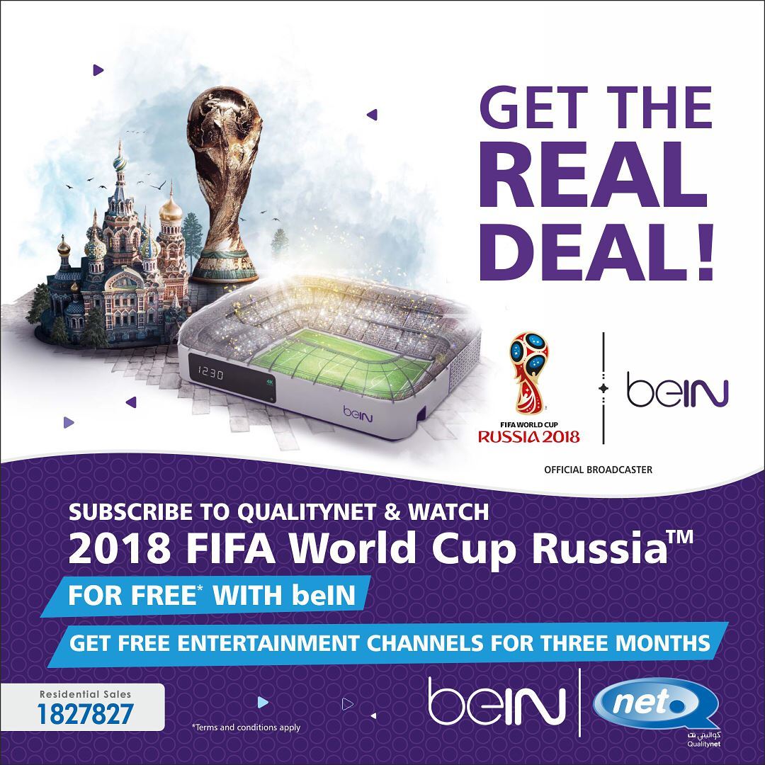 Qualitynet Offer for Russia 2018 World Cup