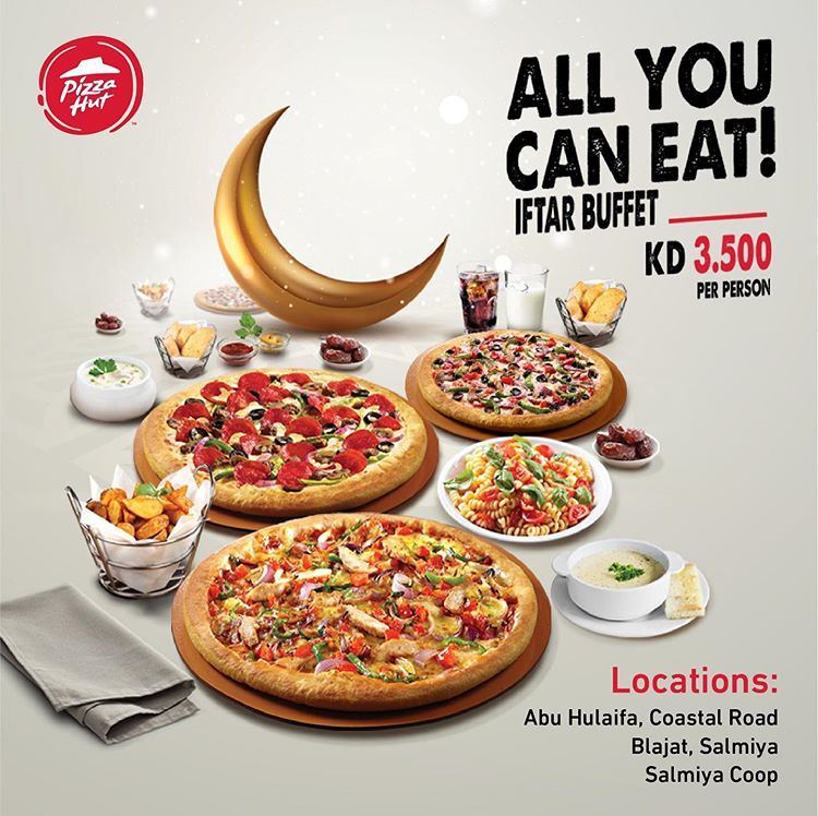 Pizza Hut Restaurant Iftar Buffet during Ramadan 2019