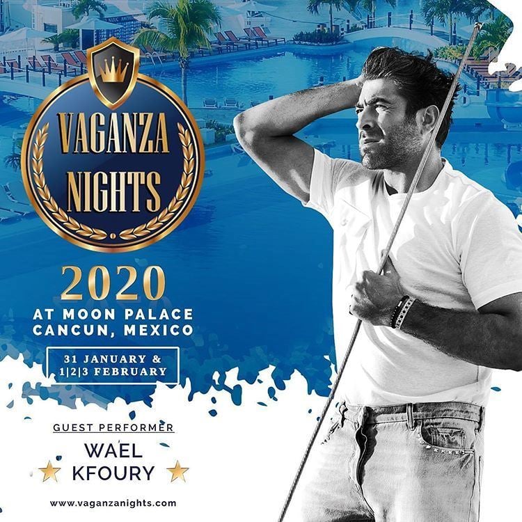 Wael Kfoury Will be at Vaganza Nights 2020 in Mexico
