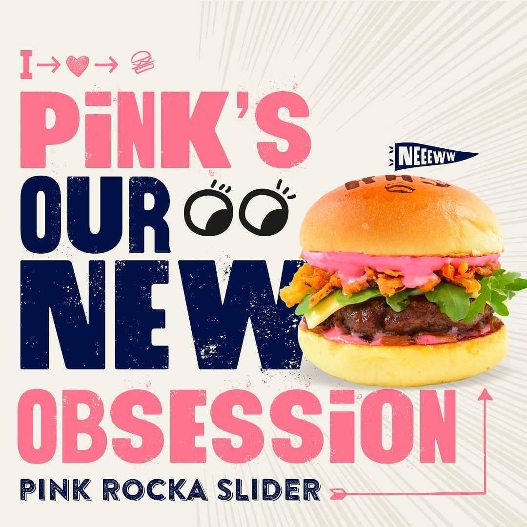 Rock House Sliders Restaurant New Pink Rocka Slider