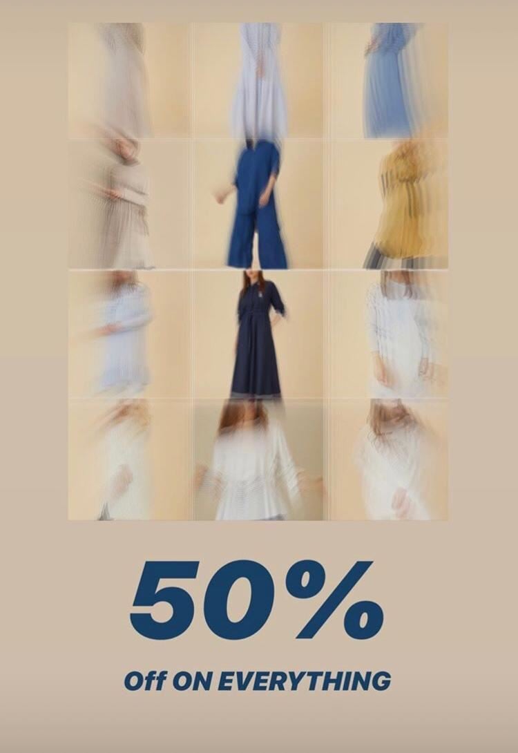 Alzein Boutique Sale Started - 50% Off on Everything