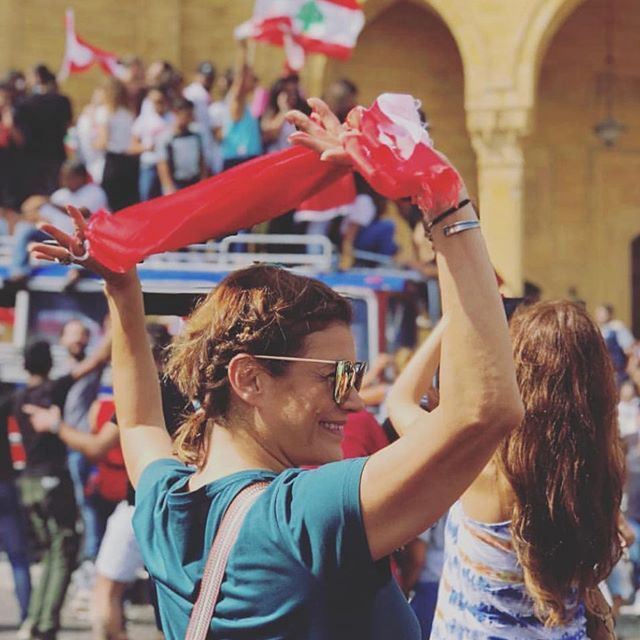 Celebrities Joining The Lebanese Revolution 2019 with the People