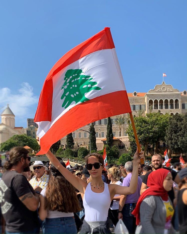 Celebrities Joining The Lebanese Revolution 2019 with the People