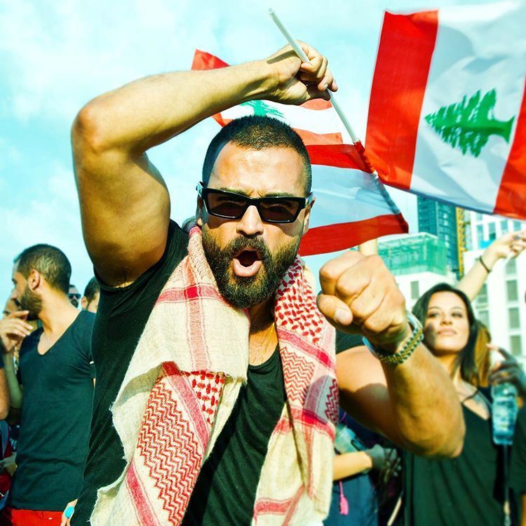 Celebrities Joining The Lebanese Revolution 2019 with the People