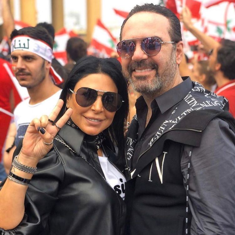 Celebrities Joining The Lebanese Revolution 2019 with the People