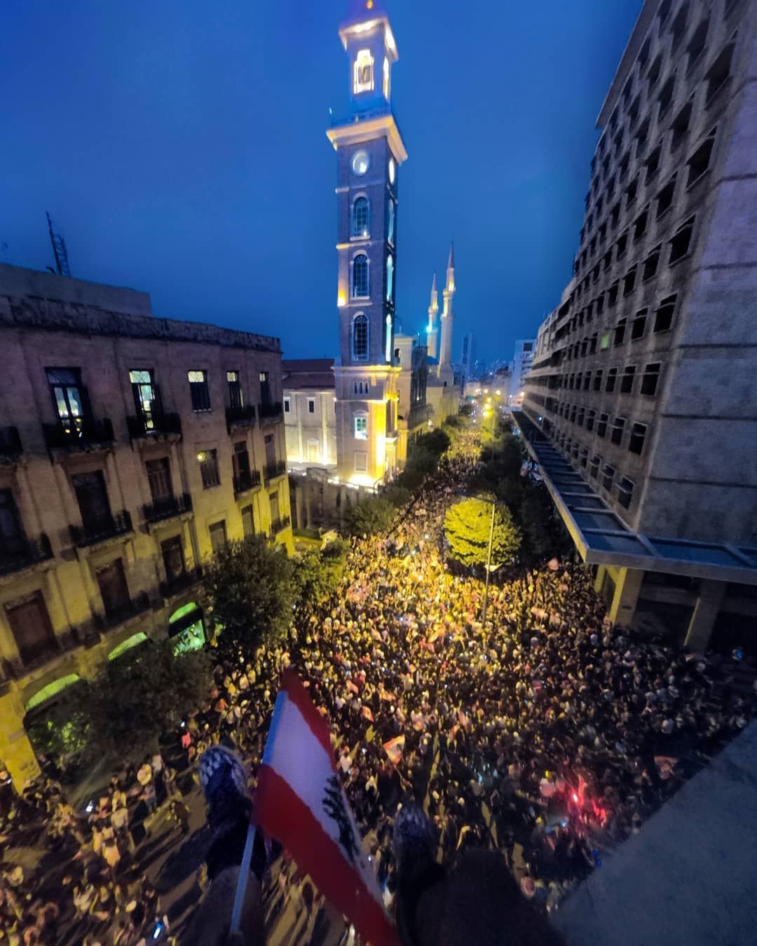 The Lebanese Revolution 2019 .... One Heart From North to South