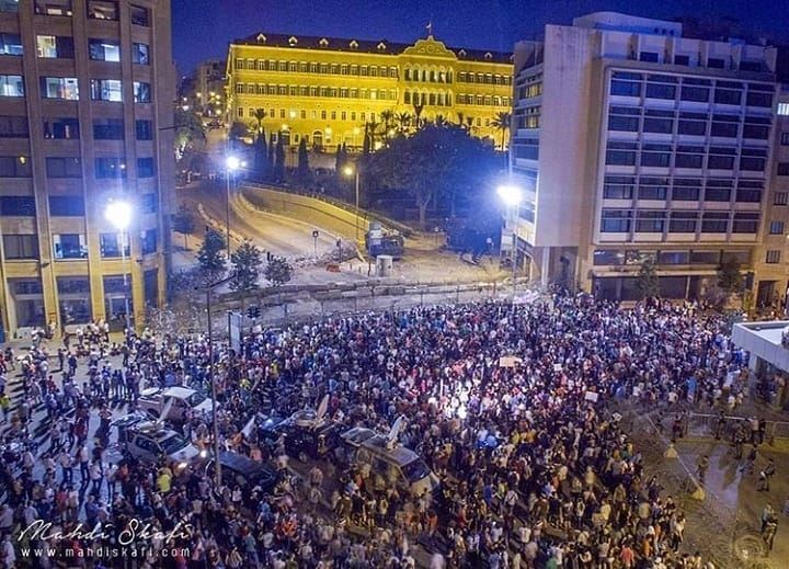 The Lebanese Revolution 2019 .... One Heart From North to South