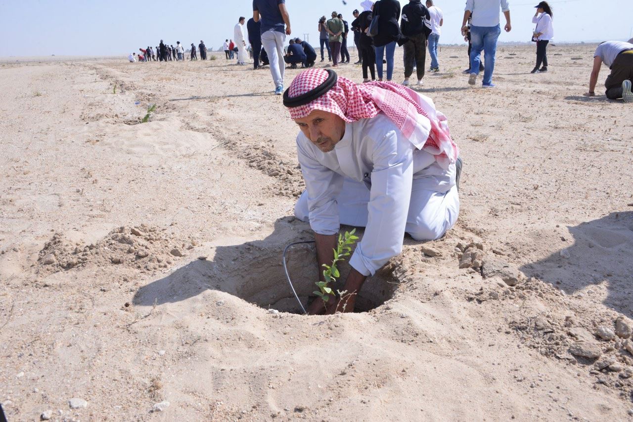 Environment Public Authority campaign for Afforestation of Al-Jahra Natural Reserve Sponsored by KGL