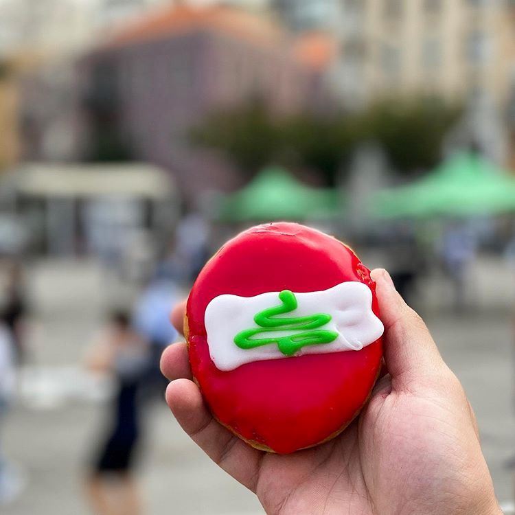 Food Dishes Representing the Lebanese Flag