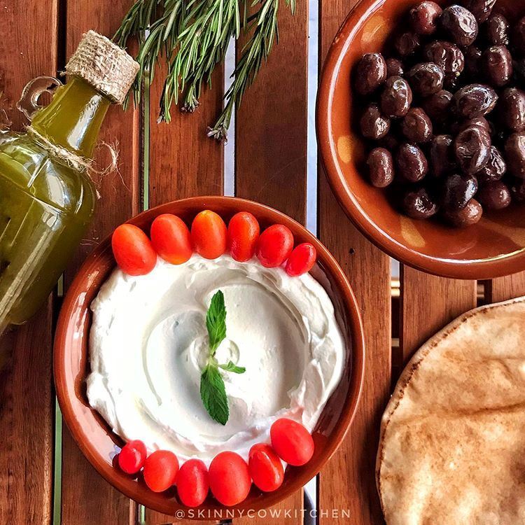 Food Dishes Representing the Lebanese Flag