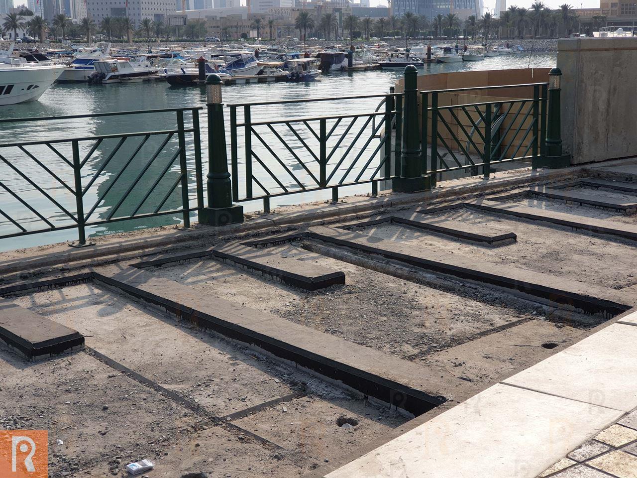 Photos ... Souq Sharq Mall Renovating Seaside Walkway