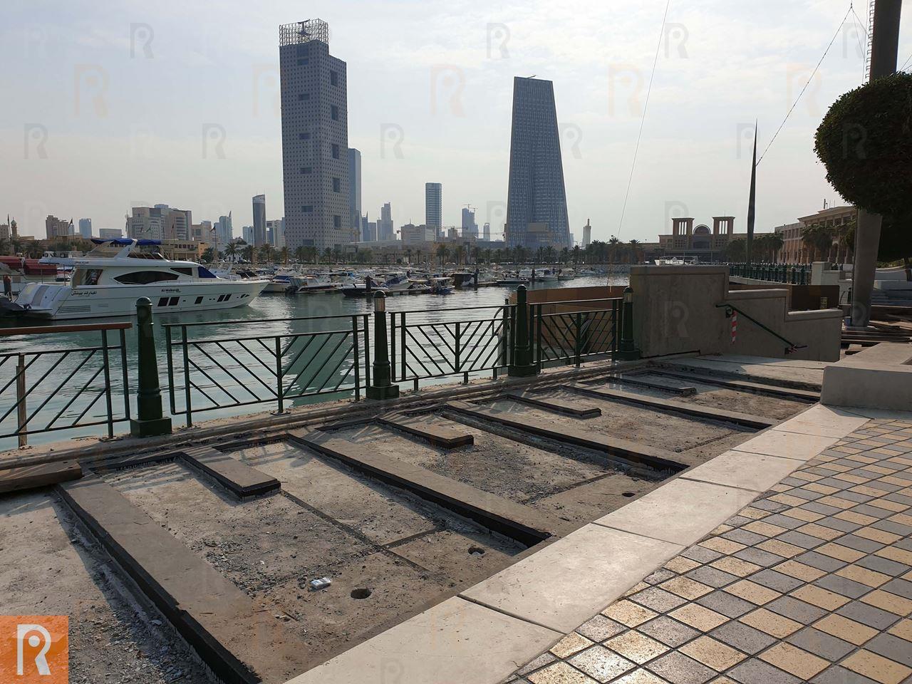 Photos ... Souq Sharq Mall Renovating Seaside Walkway