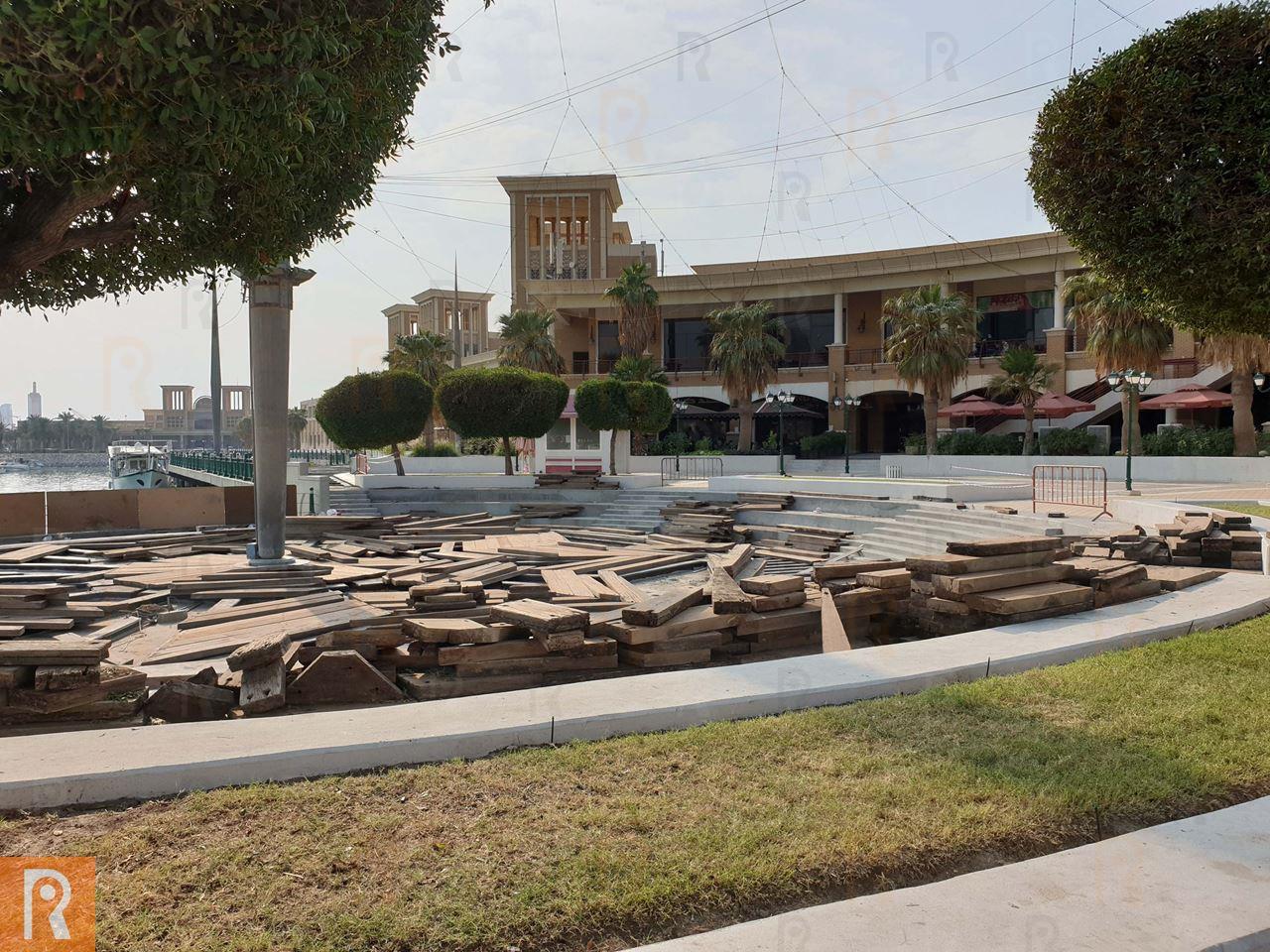 Photos ... Souq Sharq Mall Renovating Seaside Walkway