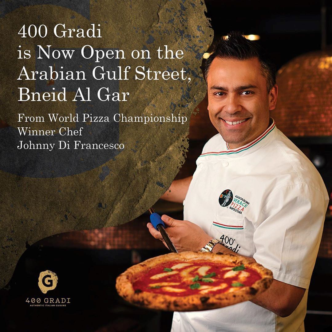 400 Gradi Italian Restaurant Now Open on Arabian Gulf Road