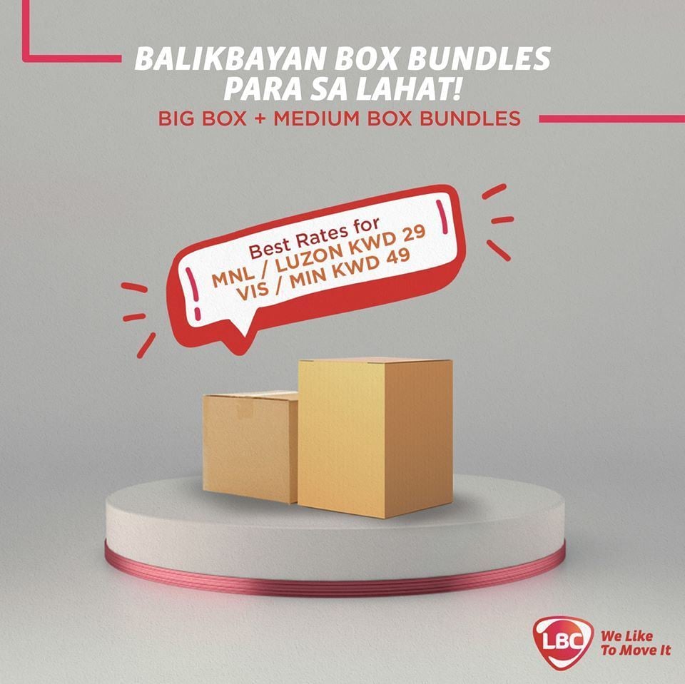 LBC End of 2019 Affordable Bundles for Sending Boxes to Philippines