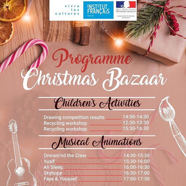 Christmas Bazaar 2019 at the French Institute in Kuwait