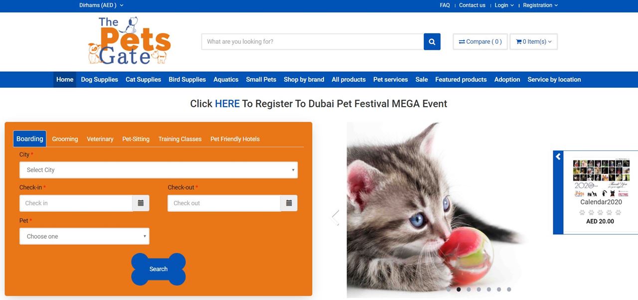 The Pets Gate ... UAE's Largest Online Marketplace for Pet Services and Products