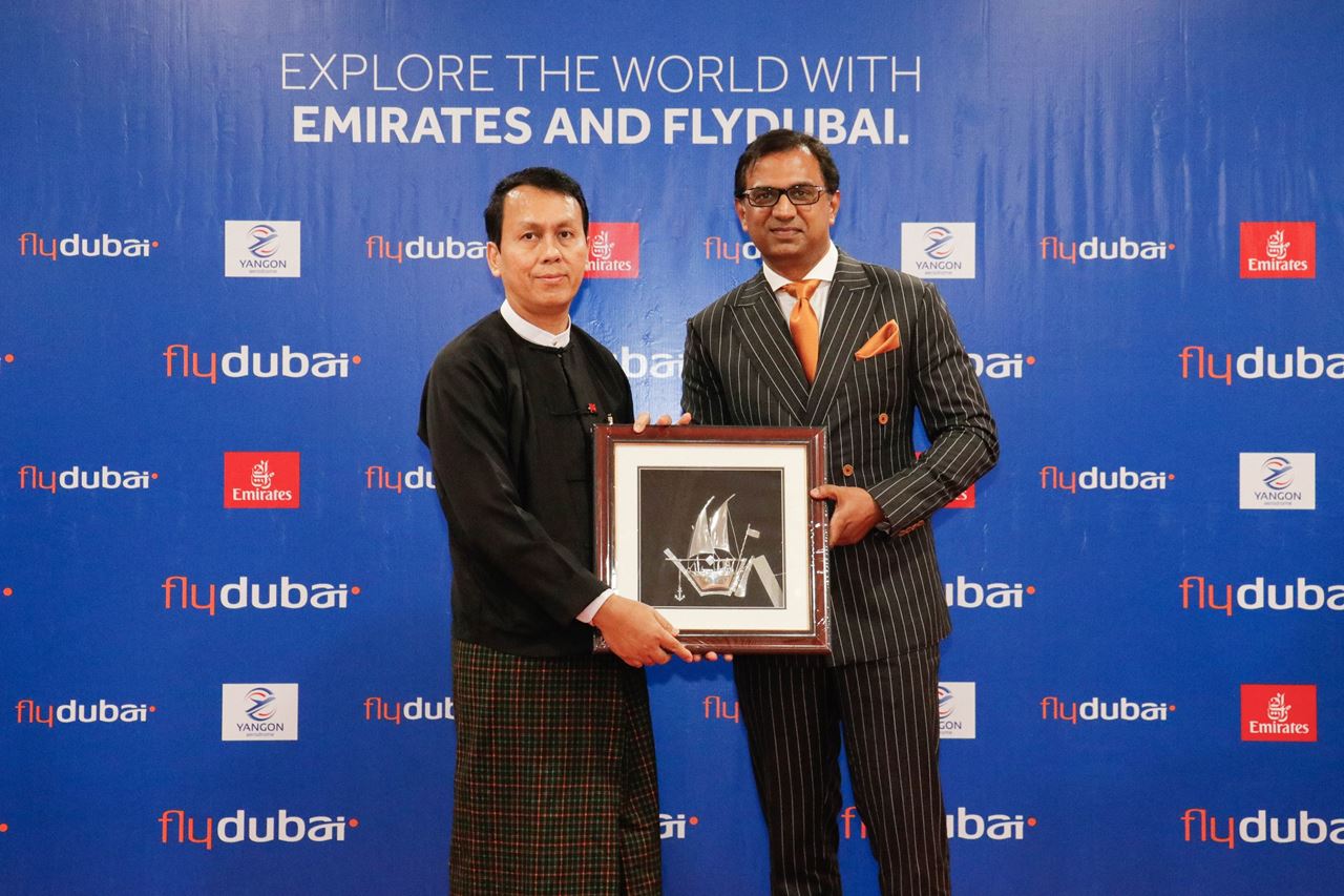 Dubai-based Airline flydubai lands in Yangon