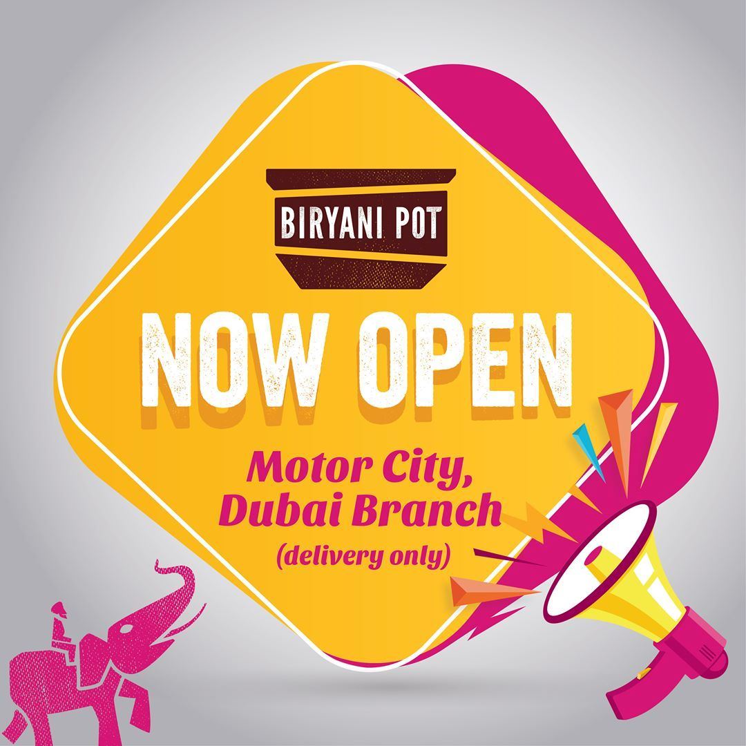 Biryani Pot Indian Restaurant is Now Open in Motor City Dubai