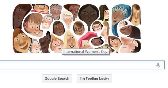 جوجل تحتفل مع المرأة في يومها العالمي