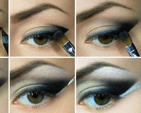 Elegant eye makeup step by step