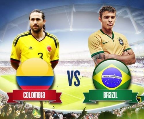 Watch Brazil Vs Colombia match tonight at Applebee's Gulf Branch