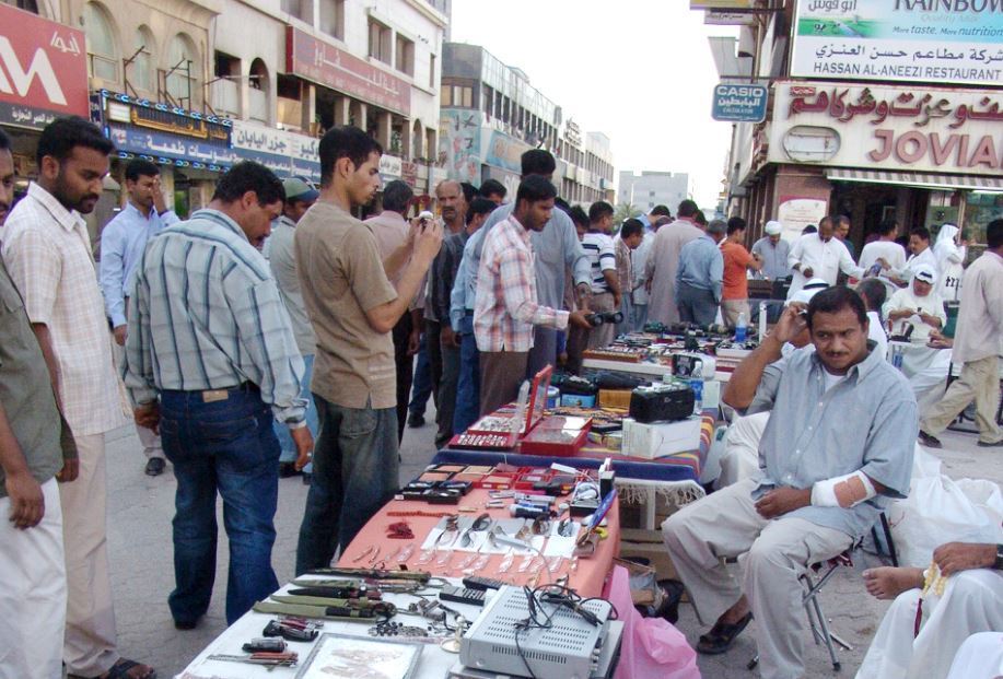 "Souk Al-Magasis" an old bazaar in heart of Kuwait capital