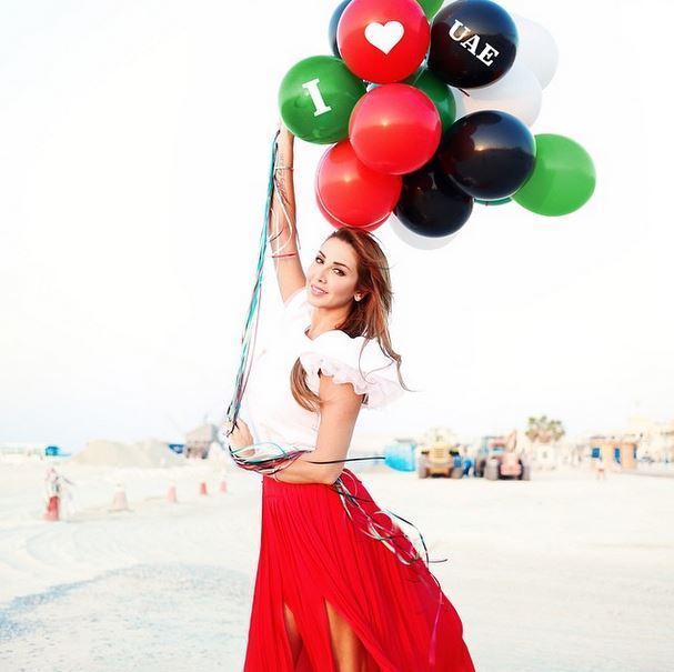 Joelle Mardinian celebrates UAE National Day in a special way