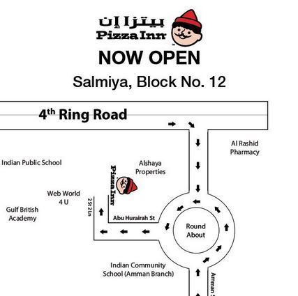 New Pizza Inn branch now Open in Salmiya