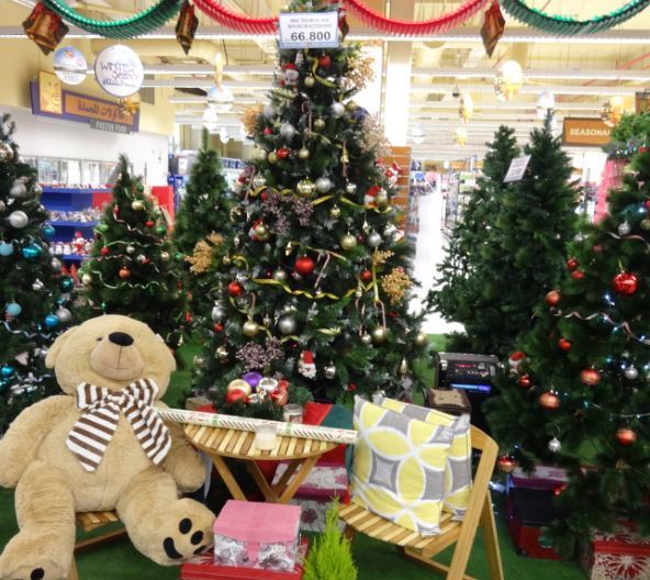 Take a look at the Christmas corner in Sultan Center Hawally