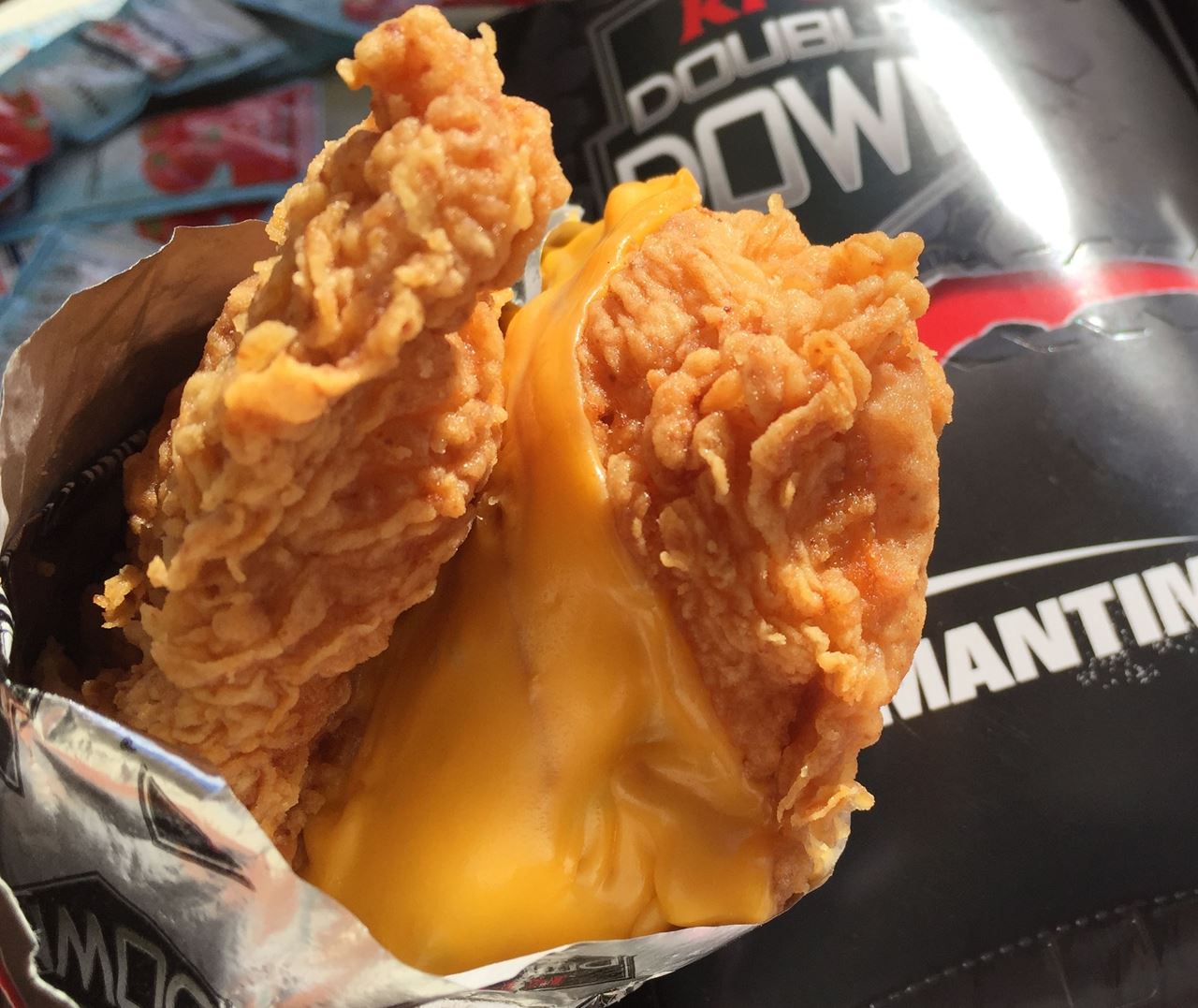 KFC Double Down and Quad Wrap Review