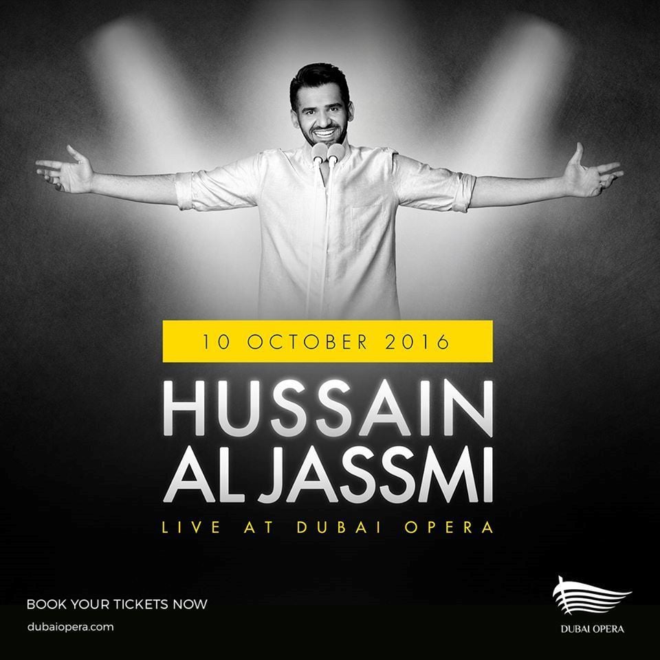 Hussain Al Jassmi in Dubai Opera on 10 October 2016
