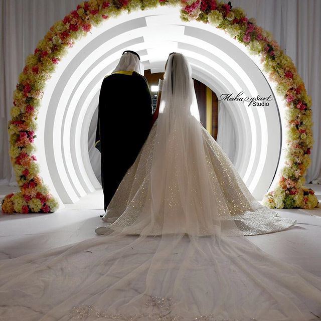 Actress Farah Al Hady Wedding Look Details