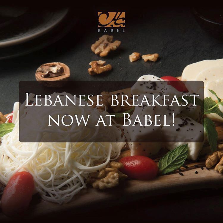 Babel Lebanese Restaurant Launches Breakfast Menu