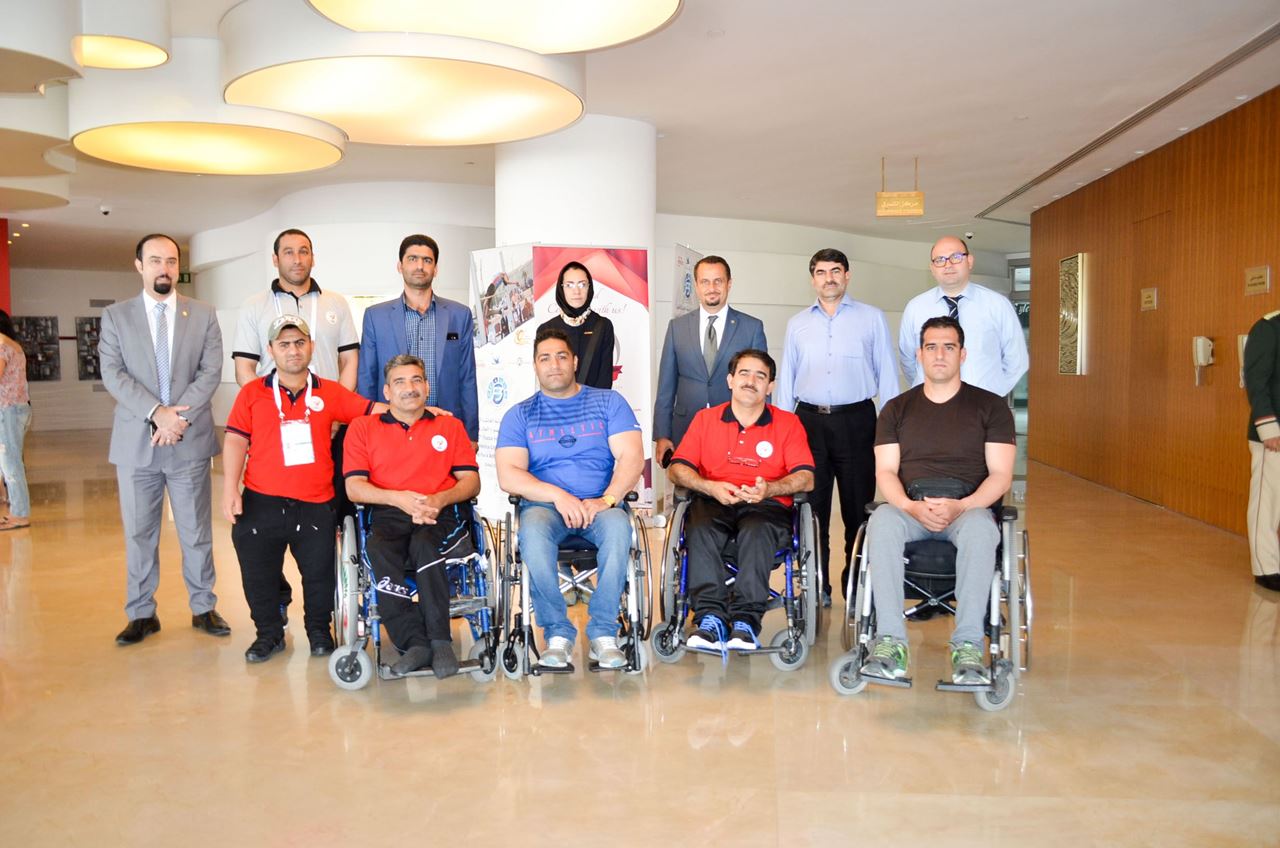 Participants of 4th Fazza Para Archery World Ranking Event hosted at Al Bustan Centre & Residence