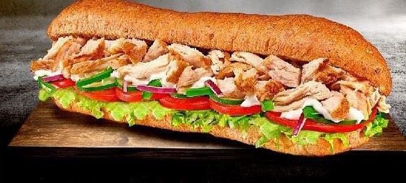 New in Subway Kuwait ... Rotisserie Chicken with Cream Cheese