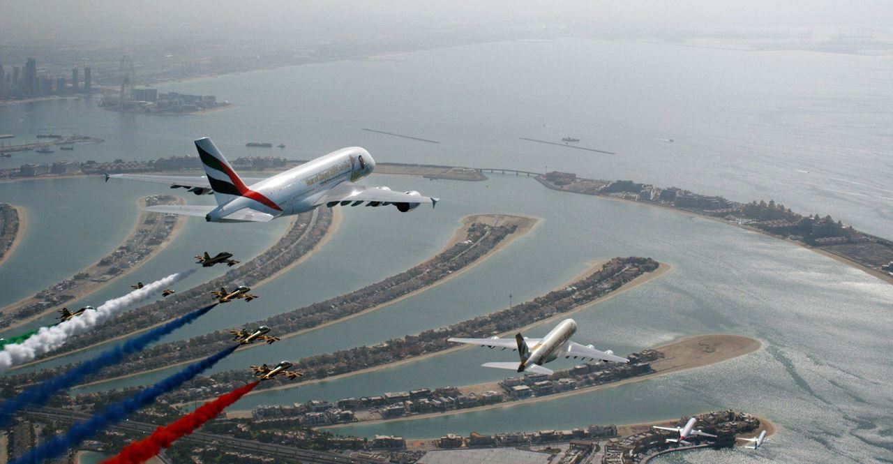 Emirates, Etihad, flydubai and Air Arabia join hands in epic flypast for UAE national day