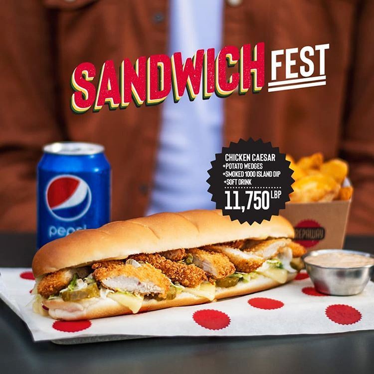 Crepaway Restaurant Lebanon Sandwich Fest Offer