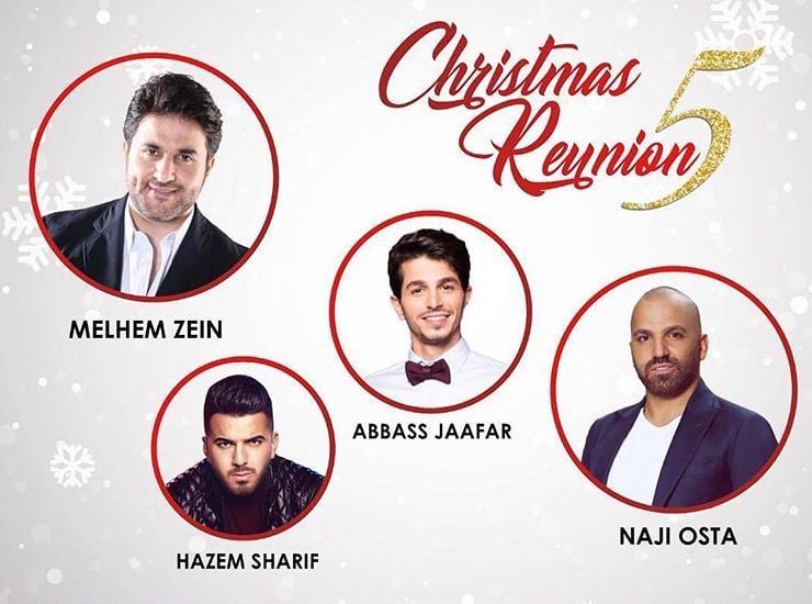 Christmas Reunion 5 Concert in Hilton Beirut on 20th December 2018