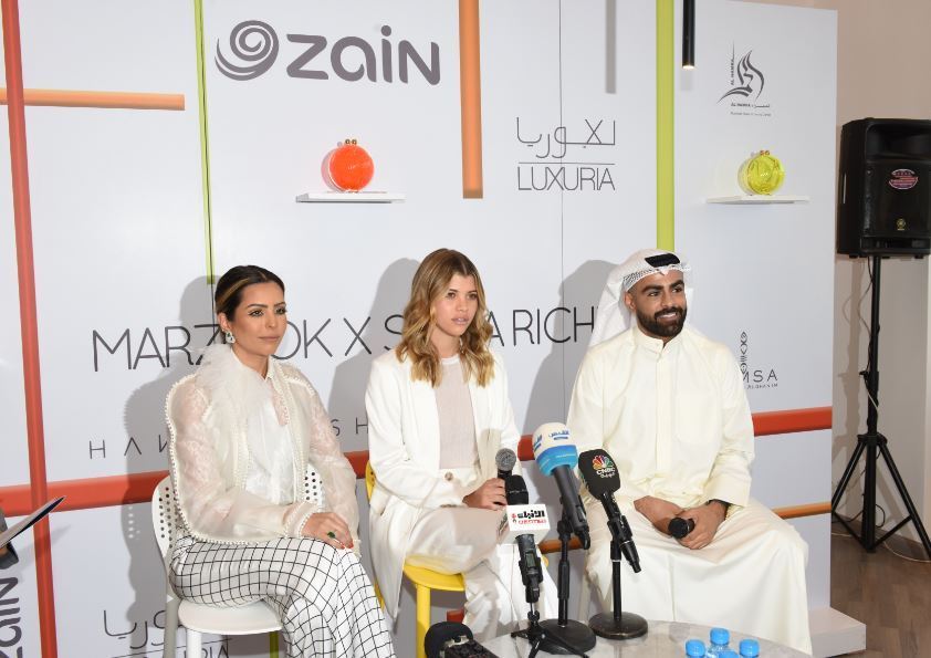 Sofia Richie launched the Neon Capsule Collection of Bags "Marzook à la Sofia Richie" in Kuwait