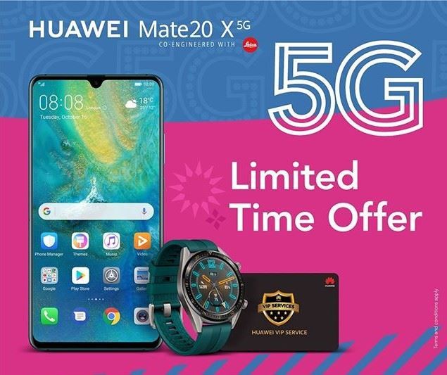 Zain New Huawei Mate 20 X 5G Offer
