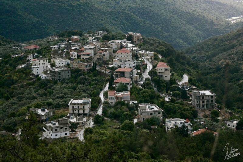 Mechref Area in Lebanon Before and After the Fires