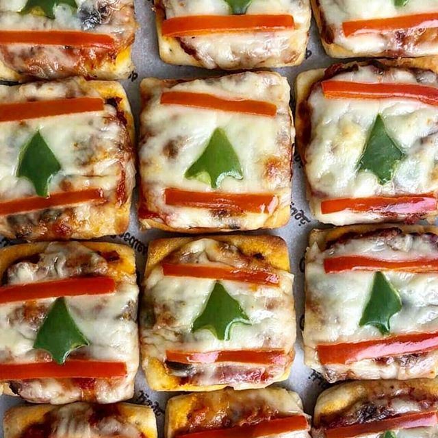 Food Dishes Representing the Lebanese Flag