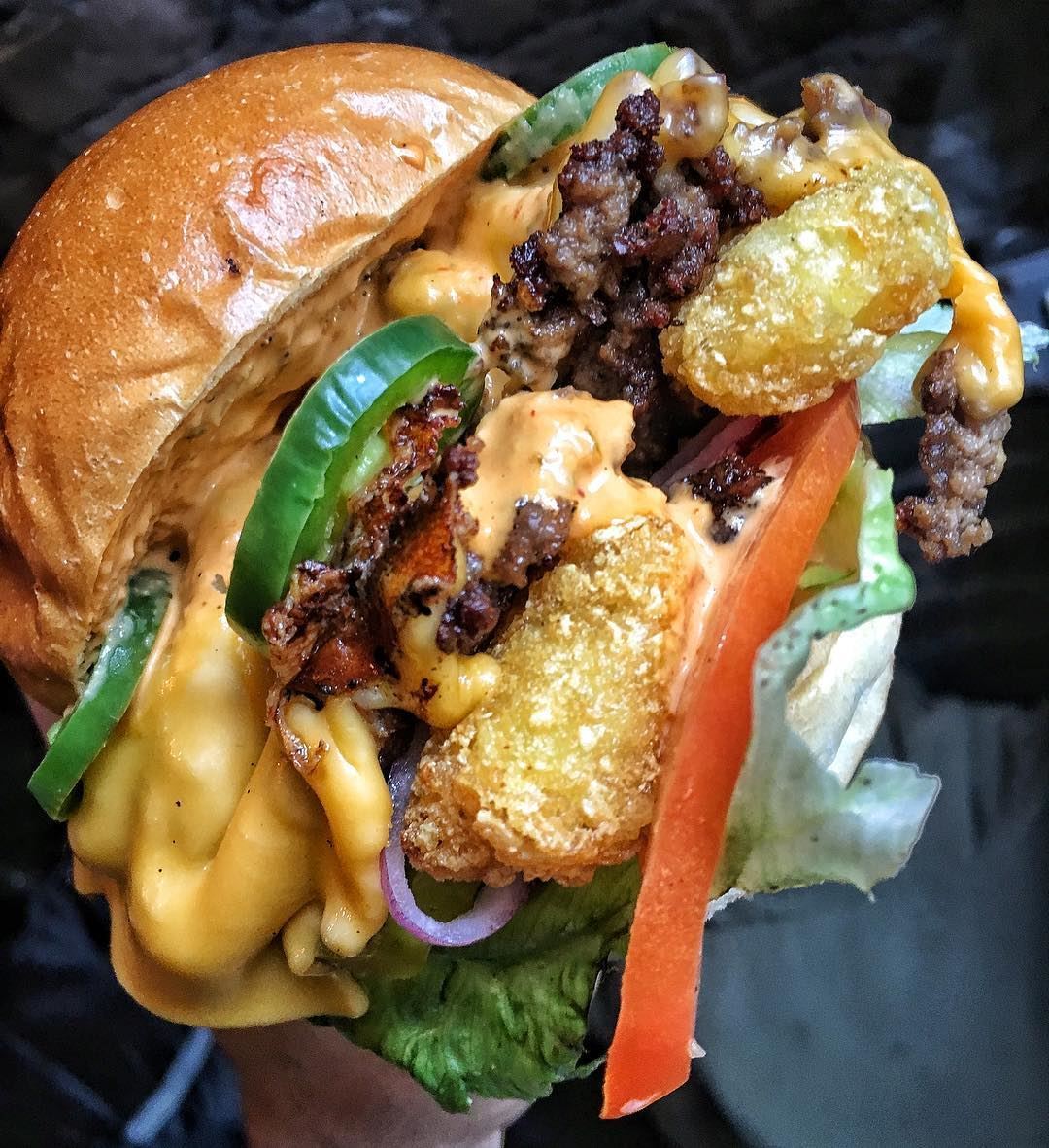 Juiciest Burgers and Tacos at Breakroom New York 
