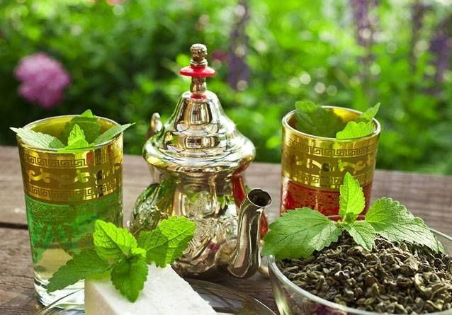 مكونات وطريقة تحضير الشاي المغربي