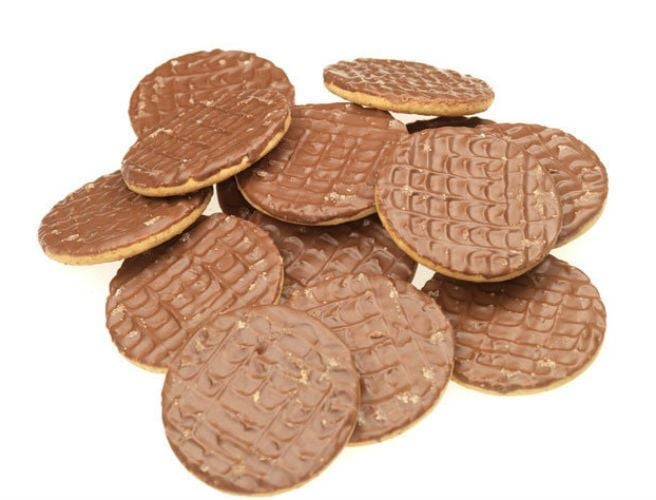 Chocolate-covered Digestive Biscuits