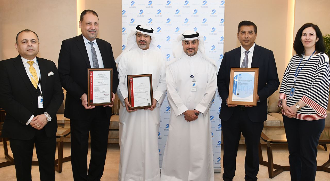 Burgan Bank Receives Three ISO Certificates